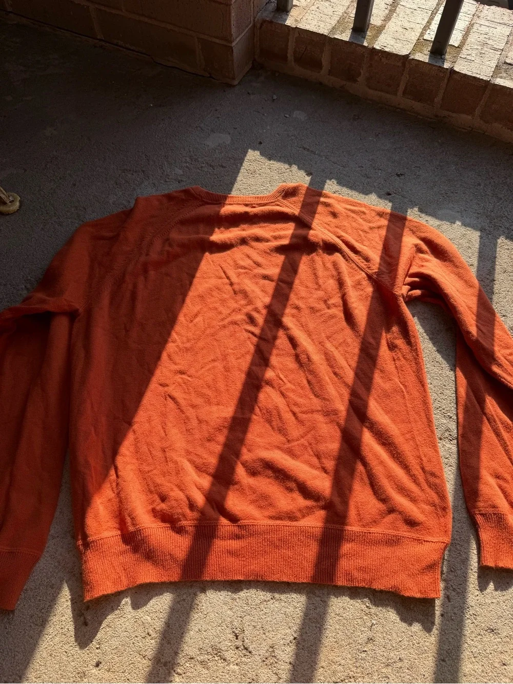 Banana Republic Orange Crewneck Sweater